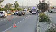 Van Edremit'te otomobil takla attı