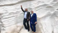 Batmanın zirvesinde yaz ortasında kış sürprizi