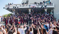 OMÜ Samsun MYO mezunları diplomalarını aldı