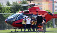 Malatya’da acil vaka için hava ambulansı devreye girdi