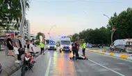 Edirne’de motosikletlerin çarpışma anı kameraya yansıdı