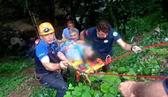 Yalova’da vadiye uçan motosiklet sürücüsü ekiplerin çabasıyla kurtarıldı