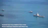 Karadeniz'de mayın temizliği için görev grubu devriyeye çıktı