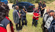 Afyon’da dolu vurdu çiftçinin gözü hasar tespitinde