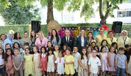 Küçükçekmece'de karne günü şenlik havasında geçti