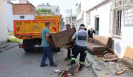 Mersin'de tek başına yaşayan engelli vatandaşın evi temizlendi