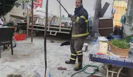 Batman'da bahçeye giren iki metrelik yılan mahalleliyi korkuttu