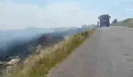 Edirne İpsala’da korkutan mera yangını söndürüldü