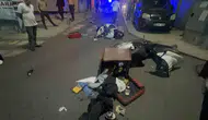Çorlu sokaklarında sabaha karşı tekme tokatlı kavga