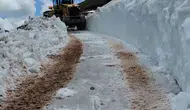 Rize yaylalarında Haziran ayı kar mesaisi
