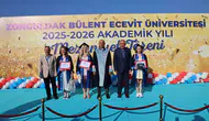 Zonguldak’ta diplomalar havaya fırlatıldı