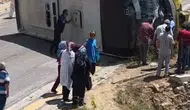 İnegöl’de halk otobüsü yoldan çıktı