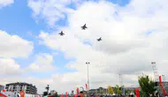 Aksaray semalarında F-16 rüzgarı esti