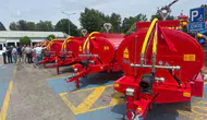Babaeski köylerine yangınla mücadele için 16 yeni tanker verildi