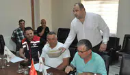Keşan’da sezonun ilk arpa hasadı açık artırmayla satıldı