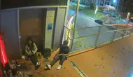 Gebze’de asansör işgali kameralara yakalandı