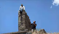 Diyarbakır surlarında bir saatlik yaşam mücadelesi