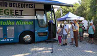 Aydın’da uygun fiyatlı et aracı Davutlar’ın kapısına geldi