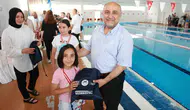 Vezirköprü havuzlarında miniklerin kulaç şöleni sona erdi
