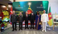 Bakan Güler ve komuta kademesi Kamerun resepsiyonunda buluştu