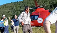 Ladik'te traktör kazası geçiren muhtar için helikopter havalandı
