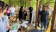 Düzceli öğrenciler dersi sınıftan ormana taşıdı