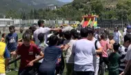 Osmaniye’de itfaiye ekiplerinden çocuklara sürpriz serinlik