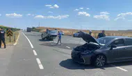 Tekirdağ Muratlı yolunda kaza İki araç çarpıştı 3 kişi yaralandı