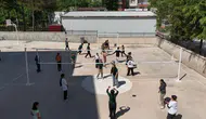Öğrencilerin video mesajı Ordu’da spor sahasına dönüştü