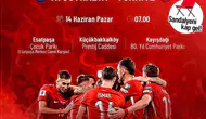 A Milli Takım’ın Dünya Kupası sınavı Ataşehir’de dev ekranda