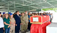 Hatay'da 92 günlük yaşam mücadelesini kaybeden asker toprağa verildi