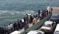 Eskihisar feribotunda can pazarı