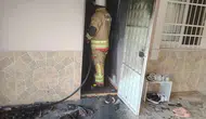 Arsuz’da bir evin deposunda yangın paniği yaşandı