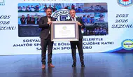 Kocaeli’de amatör sporun destekçisi Çolakoğlu Metalurji’ye ödül