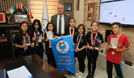 Çamelili minik sporcular Denizli’den madalyalarla döndü