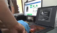 Kırklareli Nüfus Müdürlüğünde parmak izi mesaisi