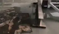 İnegöl’de sel baskını Çocuklar su birikintilerinde yüzdü