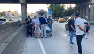 İzmit D-100 karayolunda motosiklet kazası Bir ağır yaralı