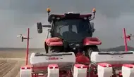 Tomarza kabak çekirdeği için tarlaya indi