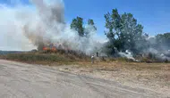 Tekirdağ Muratlı’da otluk yangını paniği büyümeden engellendi