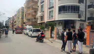 Tarsus’ta boya iskelesi yere çakıldı