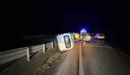 Tosya yolunda kaza yapan sürücü aracını bırakıp kaçtı