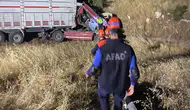 Pazarcık yolunda kamyon tıra çarptı