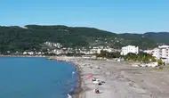 Cide'de sular çekildi halk tekrar denize döndü