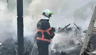 Çankırı'da bahçe yangını kömürlüğü kullanılamaz hale getirdi