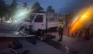 Bolu Çaydurt mevkisinde kamyonet ile motosiklet çarpıştı