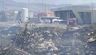 Manisa Alaşehir’de ot yangını doğal gaz tankına dayandı