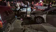 Eskişehir’de alkollü sürücü yolu düz sanınca ortalık birbirine girdi