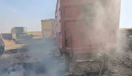 Cizre kırsalında alevlerin arasında kalan çoban yaşam mücadelesi veriyor