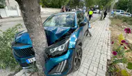 Karaman'da kavşak kazası Bir sürücü hastanelik oldu